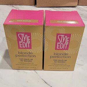 2 Boxes of Style Edit ROOT TOUCHUP Blonde Perfection Dark Blonde 0.13 oz each